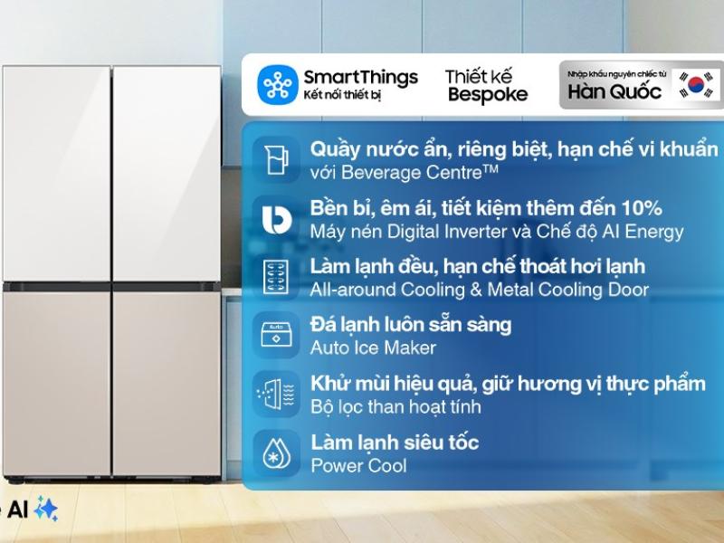Tủ lạnh Samsung Inverter 648 lít RF59CB66F8S/SV