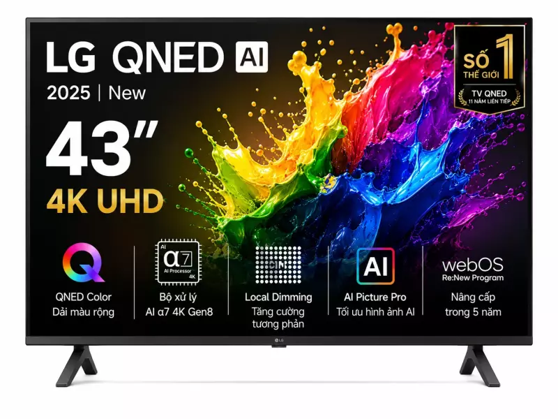 Smart Tivi QNED LG AI 4K 43 inch 43QNED81ASA