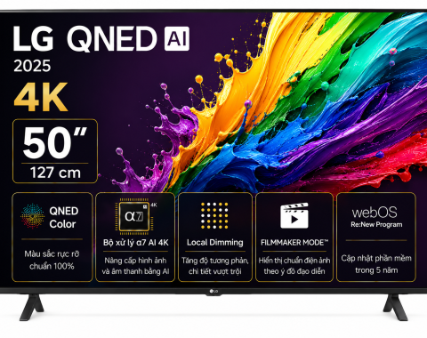 Smart Tivi QNED LG AI 4K 50 inch 50QNED81ASA