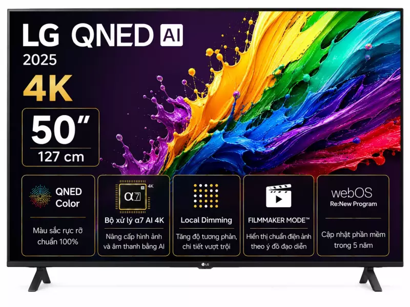 Smart Tivi QNED LG AI 4K 50 inch 50QNED81ASA