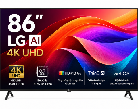 Smart Tivi LG AI 4K 86 inch 86UA8450PSA