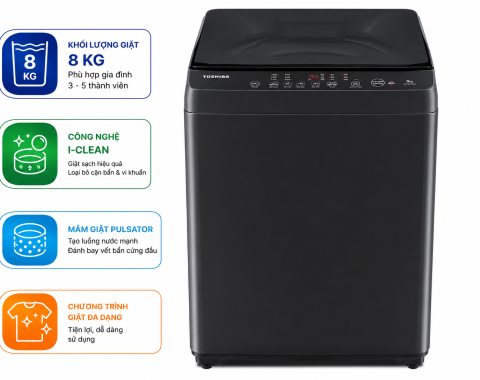 Máy giặt Toshiba 8 kg AW-M905BV(MK)