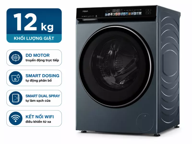 Máy giặt Aqua Inverter 12 kg AW12-BD4377U1L(GN)