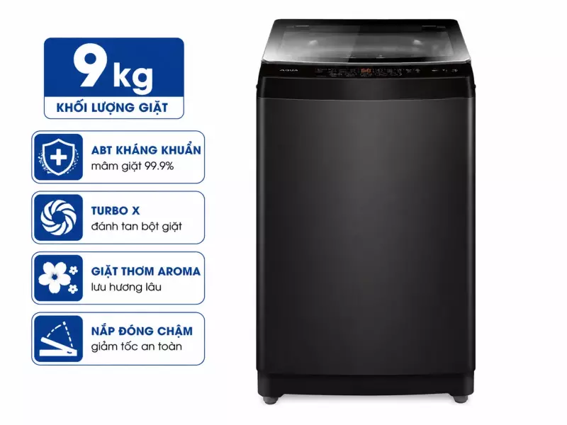 Máy giặt Aqua 9 kg AWM9-316K(B)