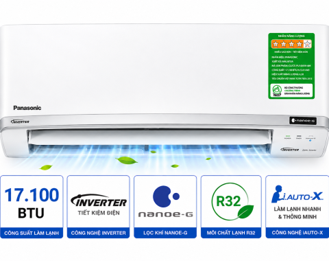 Điều hòa Panasonic Inverter 17100 BTU CU/CS-PU18XKH-8M