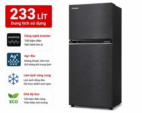 Tủ lạnh Toshiba Inverter 233 lít GR-RT303WE-PMV(52)
