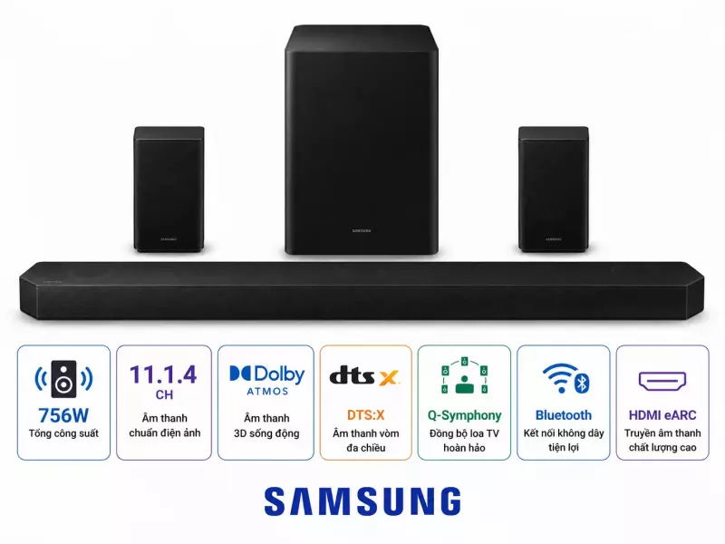 Bộ loa thanh Samsung HW-Q990F/XV 756W