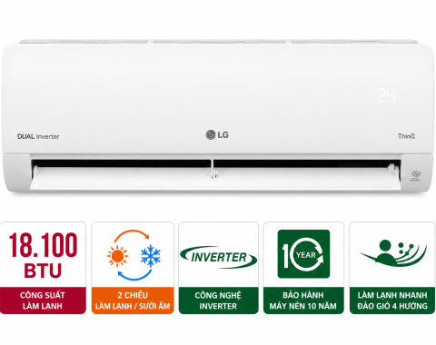 Điều hòa LG Inverter 18100 BTU IDC18M1