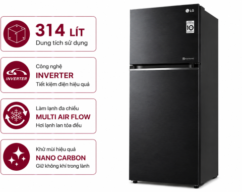 Tủ lạnh LG Inverter 314 lít LTD31BLM
