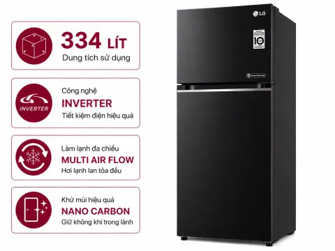 Tủ lạnh LG Inverter 334 lít LTD33BLM