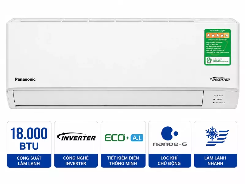 Điều hòa Panasonic 18000 BTU 1 chiều N18AKH-8