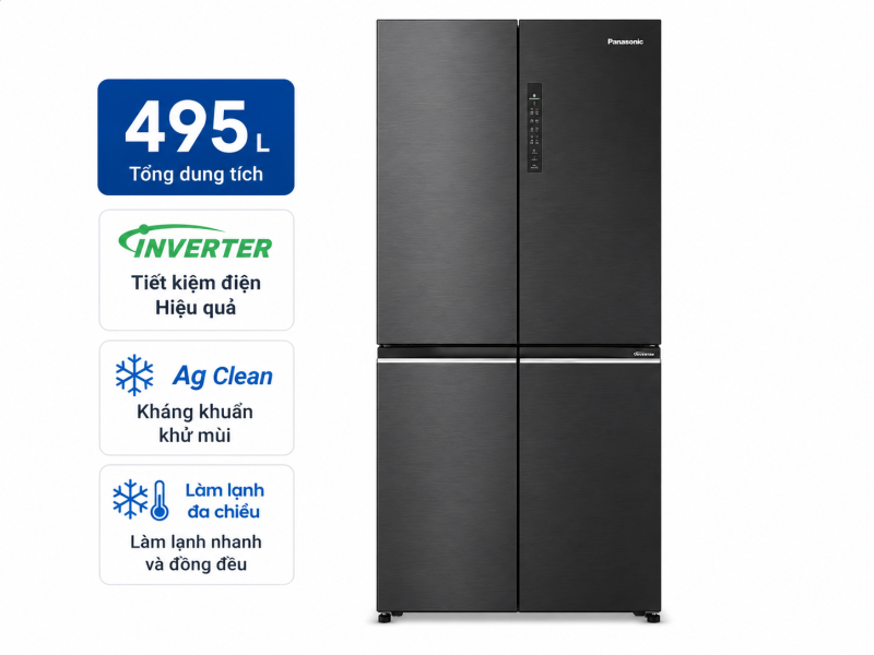 Tủ lạnh Panasonic Inverter 495 lít NR-CW530XMMV