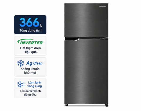 Tủ lạnh Panasonic Inverter 366 lít NR-TL381VGMV