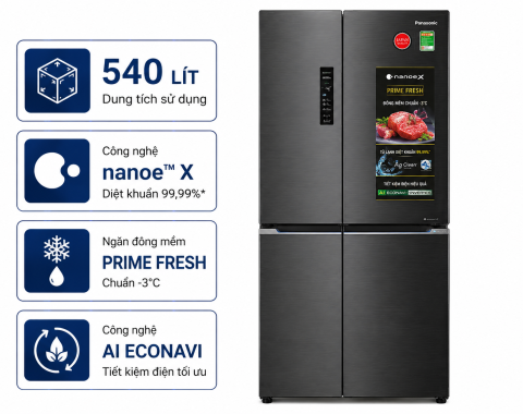 Tủ lạnh Panasonic 540 lít NR-YW590YMMV