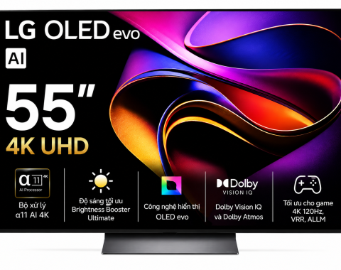 Smart Tivi OLED evo LG AI 4K 55 inch OLED55G5PSA
