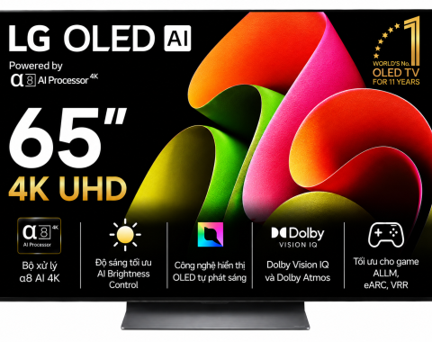 Smart Tivi OLED LG AI 4K 65 inch OLED65B5PSA