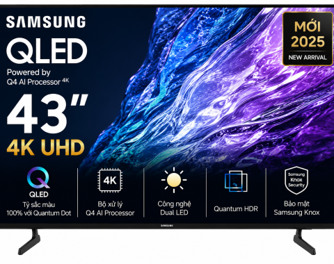Smart Tivi QLED Samsung AI 4K 43 inch QA43Q7FA