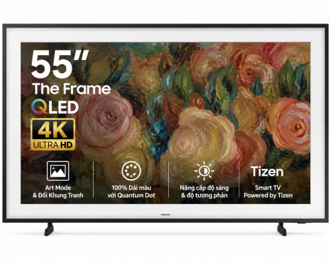 Smart Tivi Khung Tranh The Frame QLED Samsung 4K 55 inch QA55LS03D