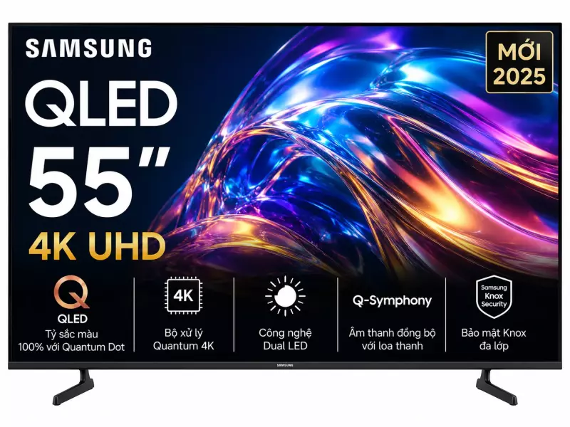 Smart Tivi QLED Samsung 4K 55 inch QA55Q7F5 Mới 2025