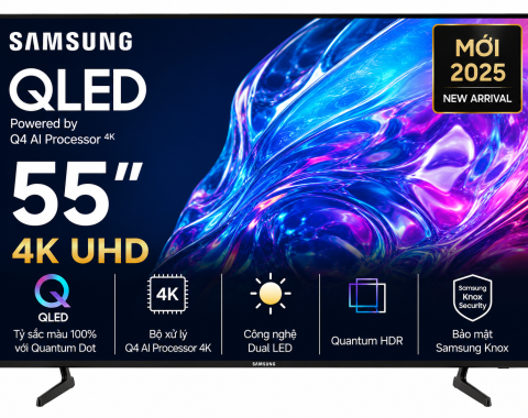 Smart Tivi QLED Samsung AI 4K 55 inch QA55Q7FA