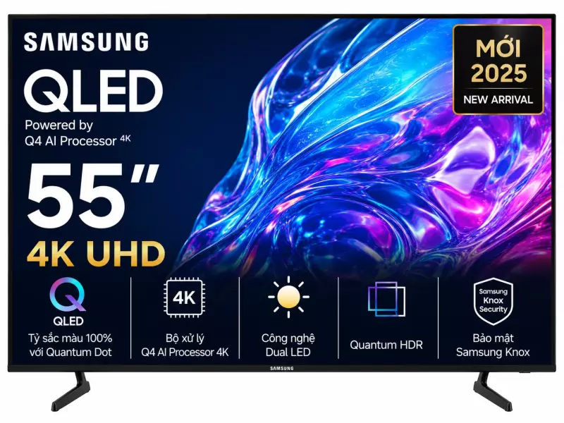 Smart Tivi QLED Samsung AI 4K 55 inch QA55Q7FA