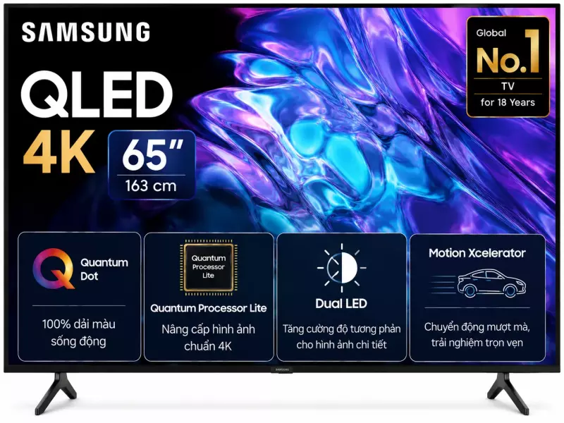 Smart Tivi QLED Samsung 4K 65 inch QA65Q60D