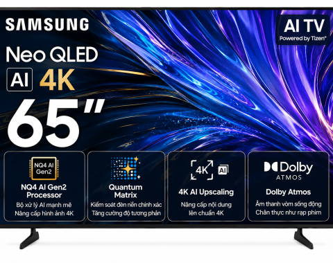 Smart Tivi Neo QLED Samsung AI 4K 65 inch QA65QN70F