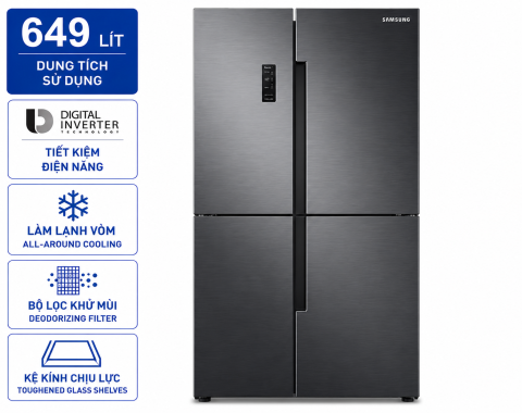 Tủ lạnh Samsung Inverter 649 lít RF59C700ES9/SV