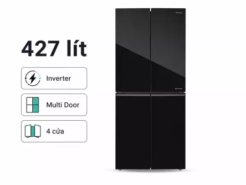 Tủ lạnh Hisense Inverter 427 lít Multi Door RQ519N4EBU