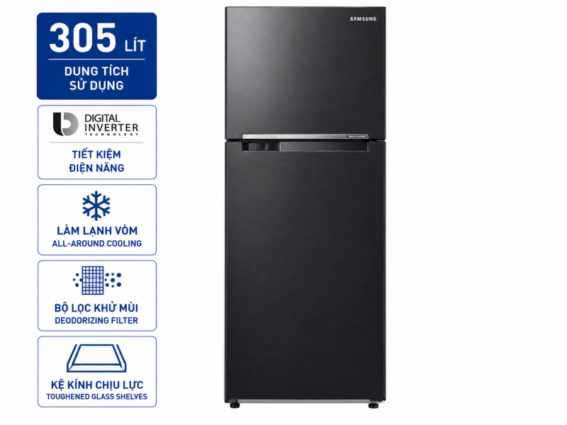Tủ lạnh Samsung Inverter 305 lít RT31CG5424B1SV