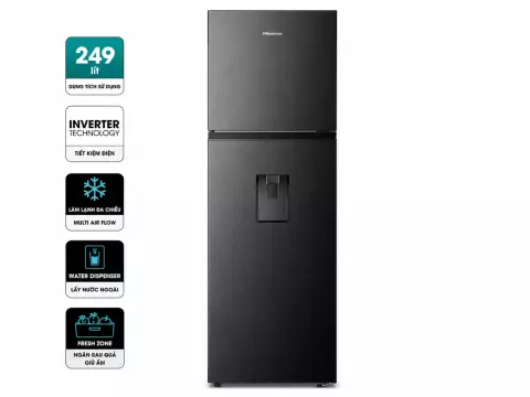 Tủ lạnh Hisense Inverter 249 lít RT328N4EBND