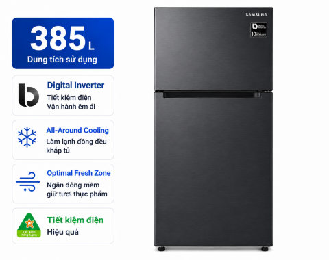 Tủ lạnh Samsung Inverter 385 lít RT38CB668412SV