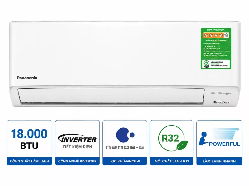 Điều hòa Panasonic 18000BTU 1 chiều inverter RU18AKH-8B