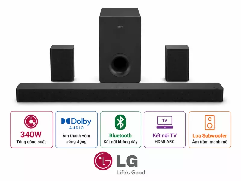Bộ loa thanh LG S60T 340W