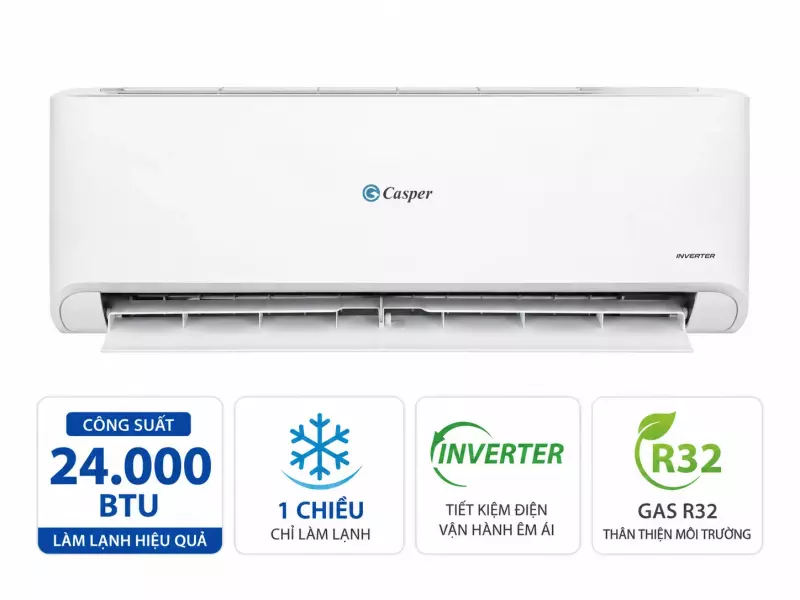 Điều hòa Casper 1 chiều 24000BTU SC-24FS33