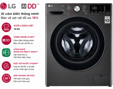 Máy giặt LG AI DD Inverter 19 kg T2519SX5G