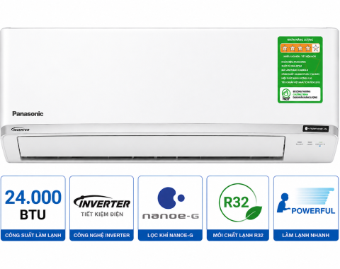 Điều hòa Panasonic 24000BTU 1 chiều inverter U24BKH-8