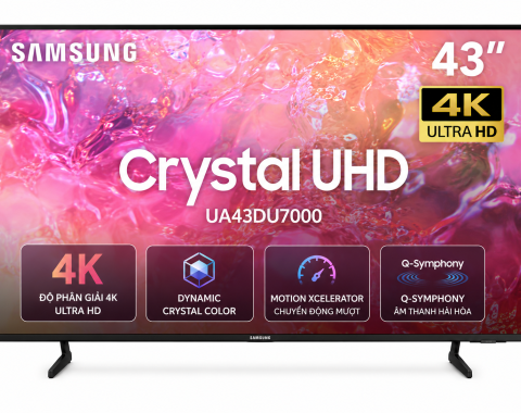Smart Tivi Crystal UHD Samsung 4K 43 inch UA43DU7000