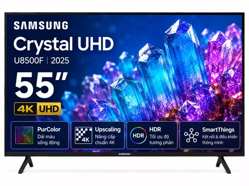 Smart Tivi Crystal UHD Samsung 4K 55 inch UA55U8500F