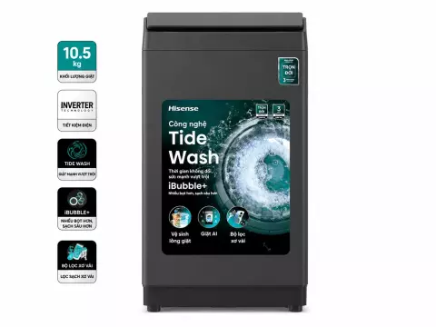 Máy giặt Hisense Inverter 10.5 kg WT105F50