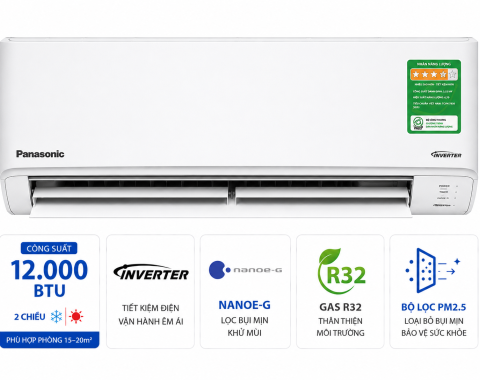 Điều hòa Panasonic 12000 BTU 2 chiều inverter XZ12BKH-8
