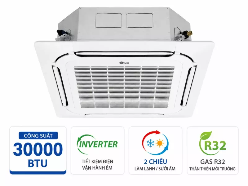 Điều hòa âm trần LG Inverter 30000 BTU ZTNQ30GNLE0