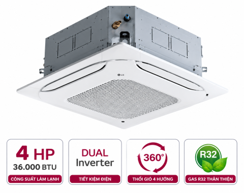 Điều hòa âm trần LG Inverter 4 HP ZTNQ36GNLA0