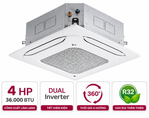 Điều hòa âm trần LG Inverter 4 HP ZTNQ36GYLA0