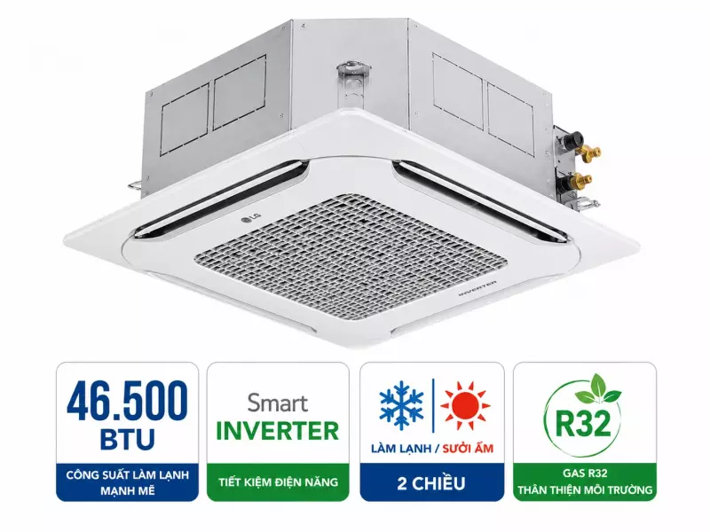 Điều hòa âm trần LG Inverter 46500 BTU ZTNQ48GYLA0