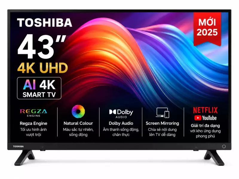 Smart Tivi Toshiba AI 4K 43 inch 43C350RP
