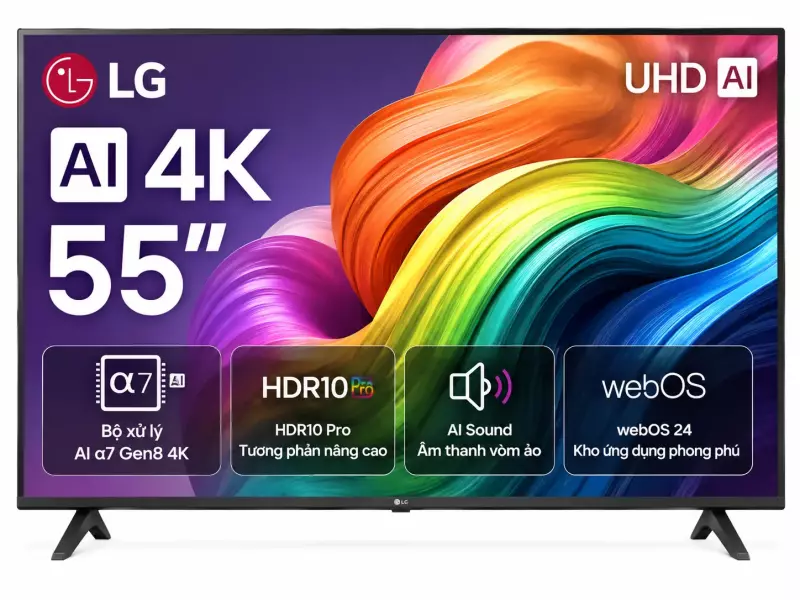 Smart Tivi LG AI 4K 55 inch 55UA8450PSA