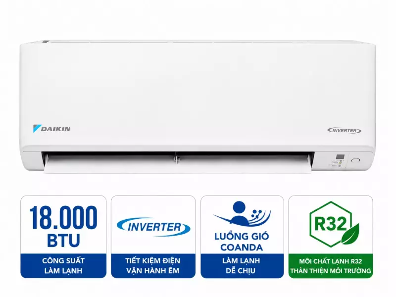 Điều hòa Daikin inverter 18000 BTU 1 chiều FTKB50ZVMV