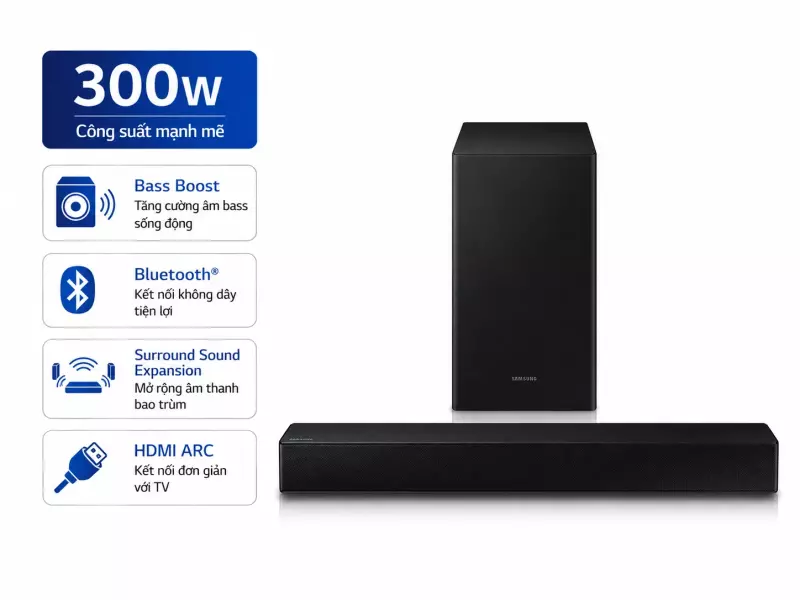 Bộ loa thanh Samsung HW-C450/XV 300W