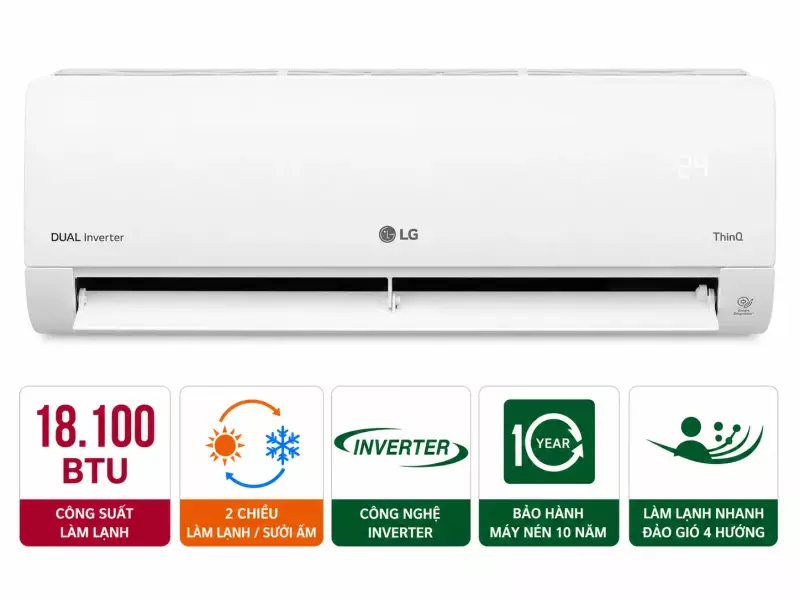 Điều hòa LG Inverter 18100 BTU IDC18M1
